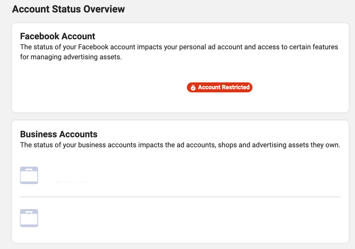 FB 个人账号被限制如何解封2